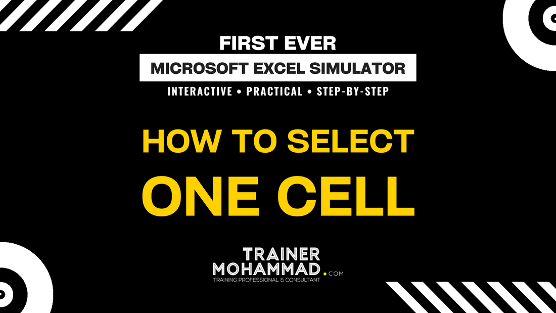 How to select one cell | Microsoft Excel Simulator