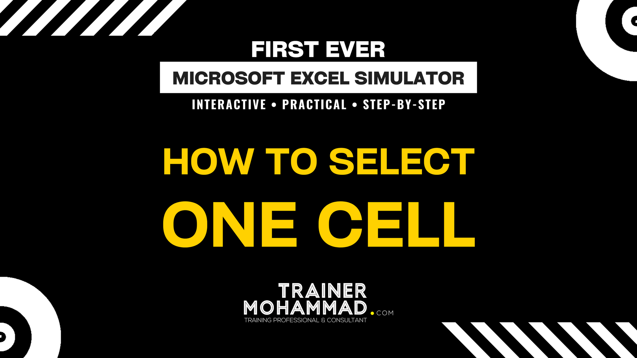 how-to-select-one-cell-microsoft-excel-simulator-trainermohammad